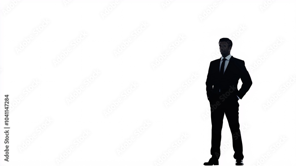A poised figure stands in an empty space, perfect for a legal presentation or an inspiring poster. A poised figure stands in an empty space, perfect for a legal presentation or an inspiring poster.