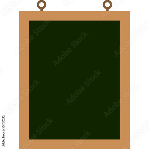 Menu Board Flat Illustration