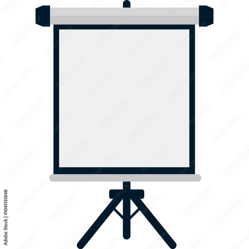 Projection Screen Illustration Projection Screen Illustration