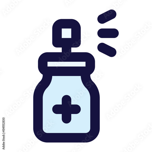 antiseptic icon for illustration