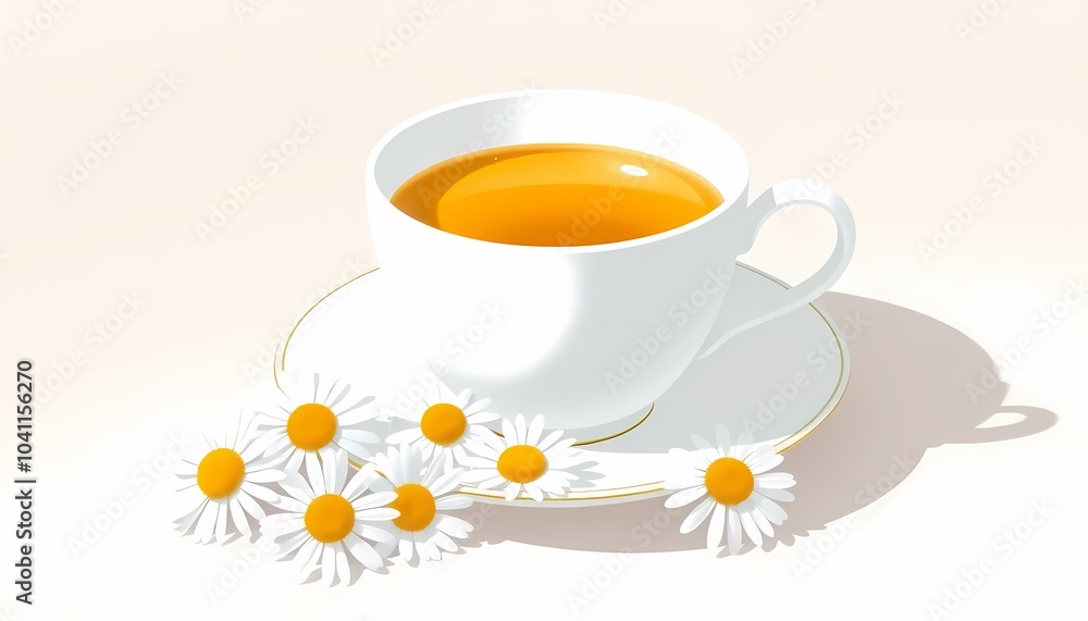 Chamomile Tea and Daisies Chamomile Tea and Daisies