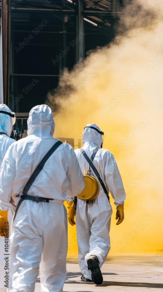 Workers Responding to Industrial Gas Leak Workers Responding to Industrial Gas Leak