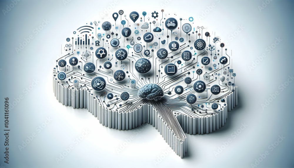 3D Floating AI Neural Network Growth Icons Digital Expertise Skill Building Future Technologies Isolated White Background Tech Infographics 3D Icon Modern Design Creativity Innovation 3D Floating AI Neural Network Growth Icons Digital Expertise Skill Building Future Technologies Isolated White Background Tech Infographics 3D Icon Modern Design Creativity Innovation