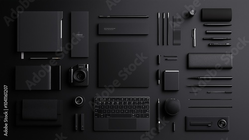 Design black and white concept for different categories of design such as graphic and web design, logo, camera and product design, company identity, branding, marketing material,social media