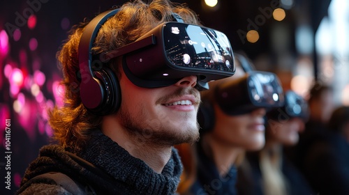 Augmented reality networking events, offering immersive experiences that enhance business connections photo