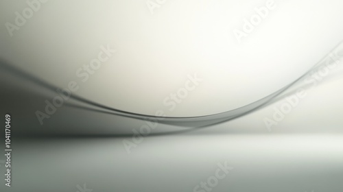 Wallpaper Mural Abstract Gray Curve with Soft Lighting and Gradient Torontodigital.ca