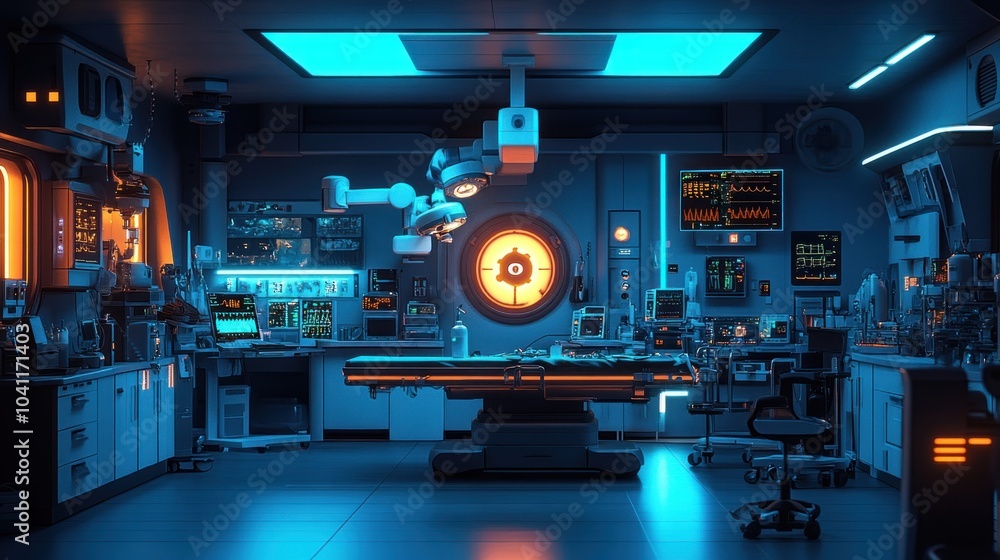 Futuristic Operating Room Futuristic Operating Room