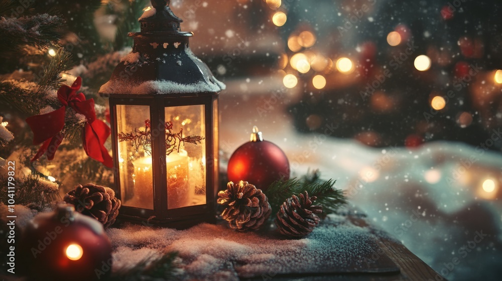 Cozy Nights with Soft Light and Festive Elements Cozy Nights with Soft Light and Festive Elements