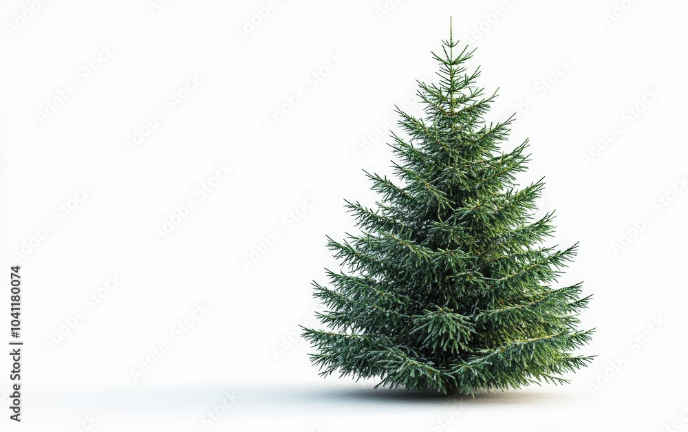 christmass tree professional stock photo on white background christmass tree professional stock photo on white background