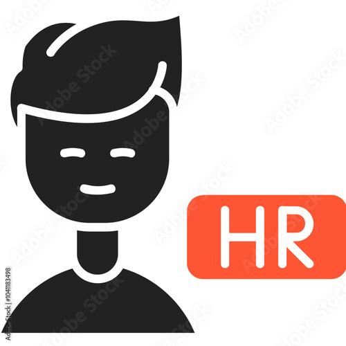 Hr Manager Vector Icon Design