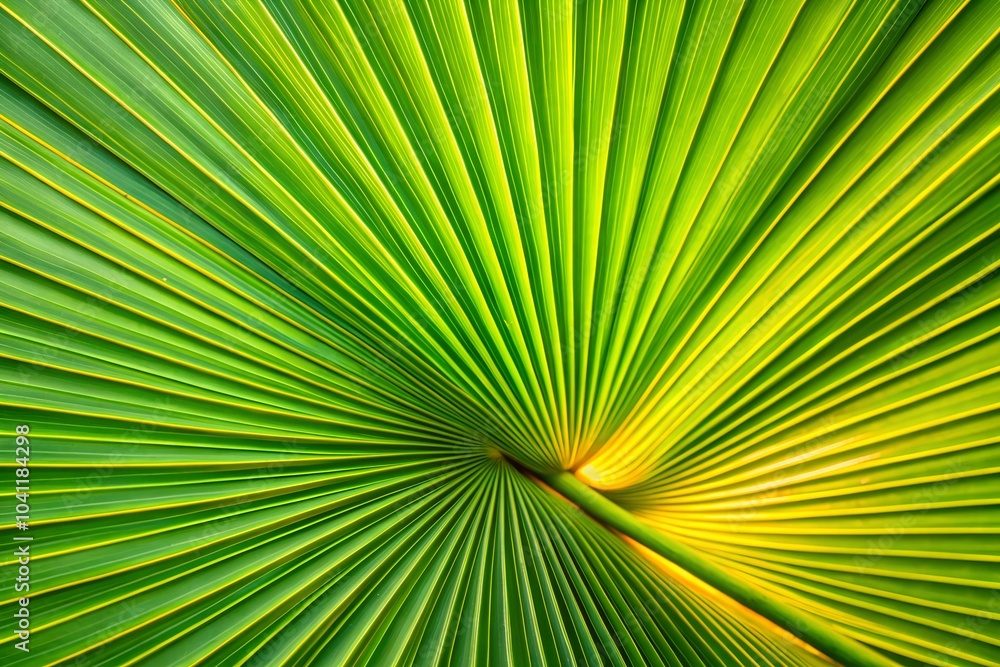 Obraz premium Close-up of a palm leaf
