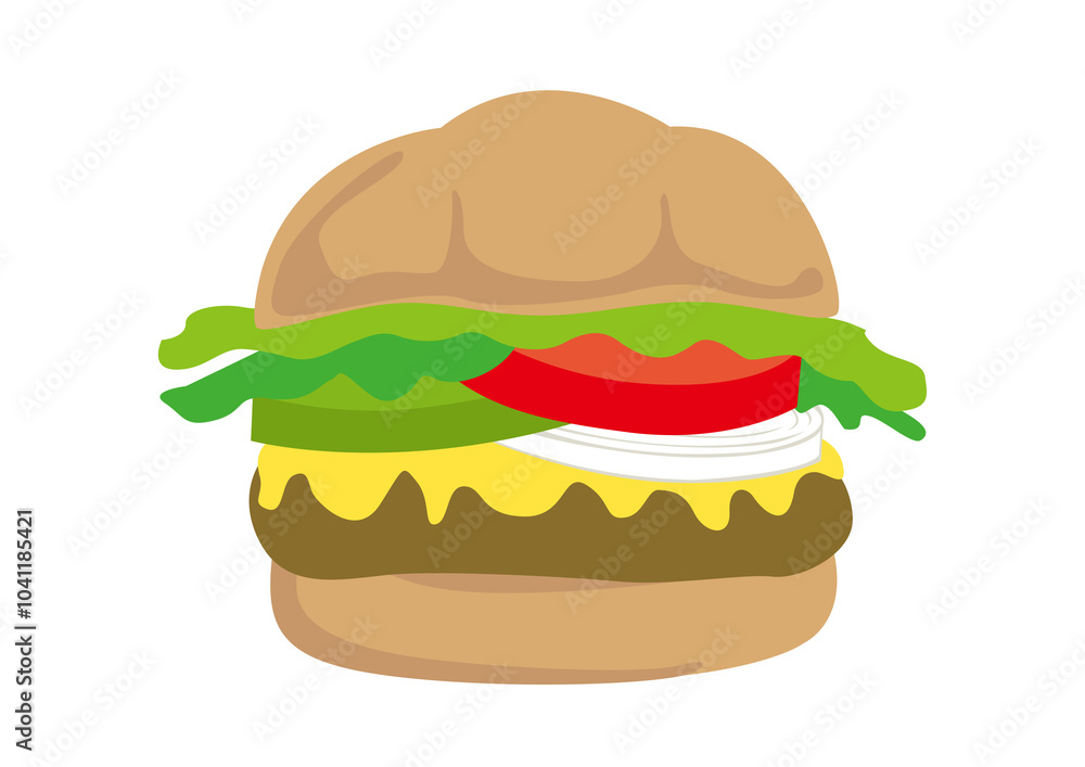 ハンバーガー ハンバーガー