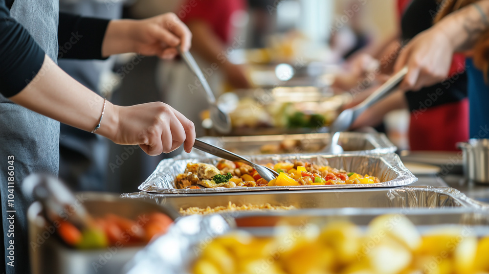 Obraz premium Thanksgiving volunteer Charity