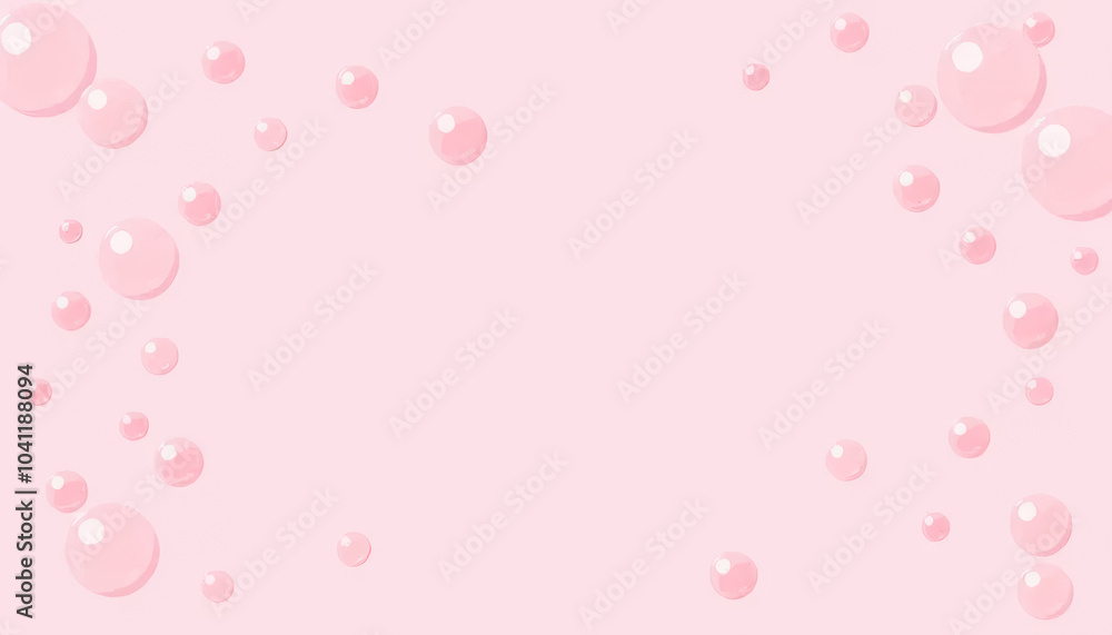 Pink background with many small pink circles Pink background with many small pink circles