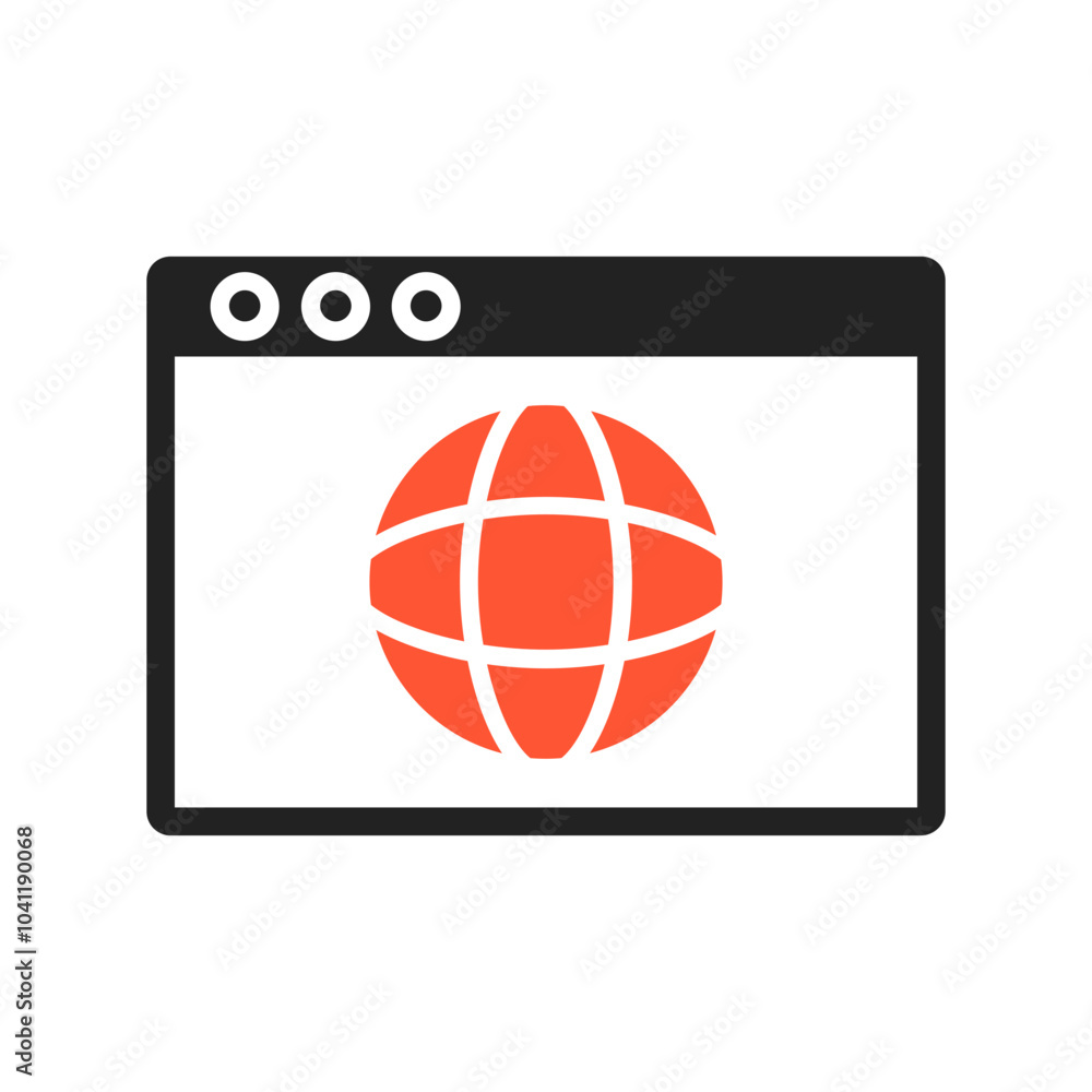 Web Page Vector Icon Web Page Vector Icon