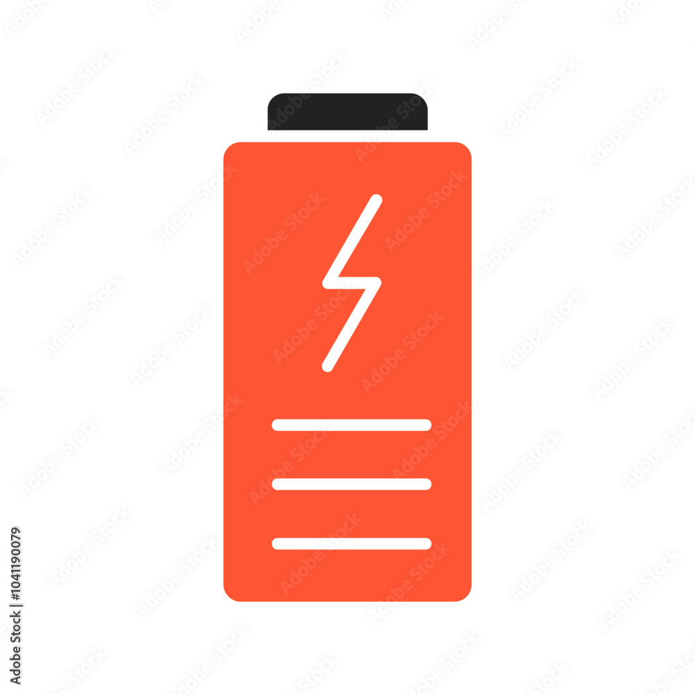 Charging Battery Vector Icon Charging Battery Vector Icon