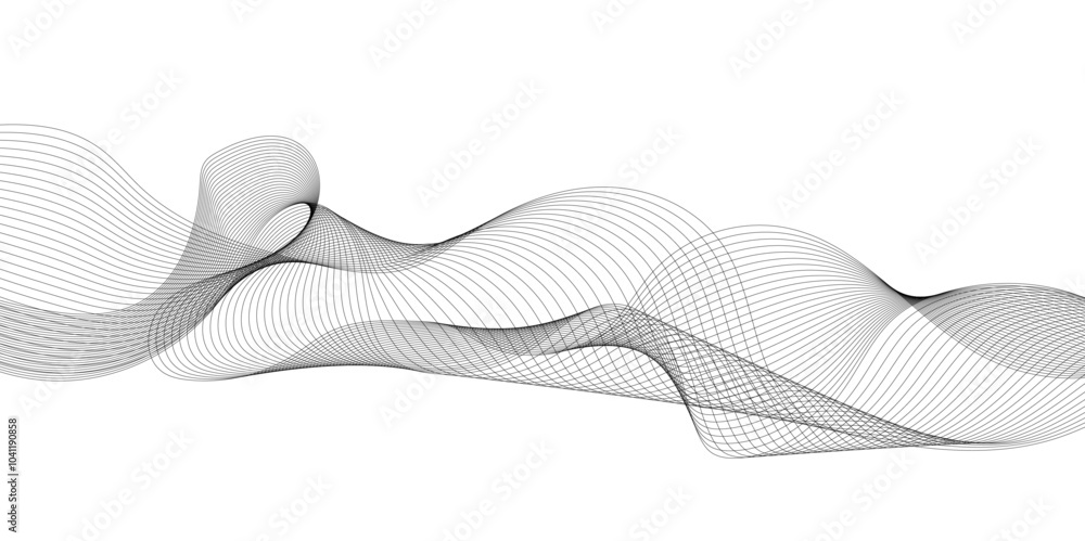 Technology and business wave lines on transparent background. Frequency sound wave, twisted curve lines with blend effect.
Technology and business wave lines on transparent background. Frequency sound wave, twisted curve lines with blend effect.