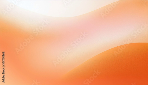 Serene Peach Hues: Gentle waves of peach and orange blend seamlessly, creating a calming, minimalist abstract art piece.