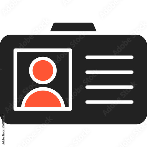 Id Card Vector Icon