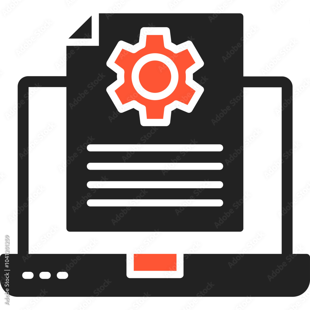 Content Management Vector Icon Content Management Vector Icon