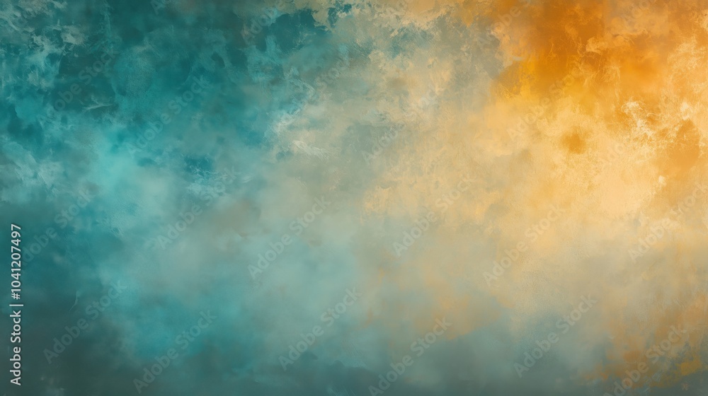 Abstract gradient background with teal and orange hues, soft texture Abstract gradient background with teal and orange hues, soft texture