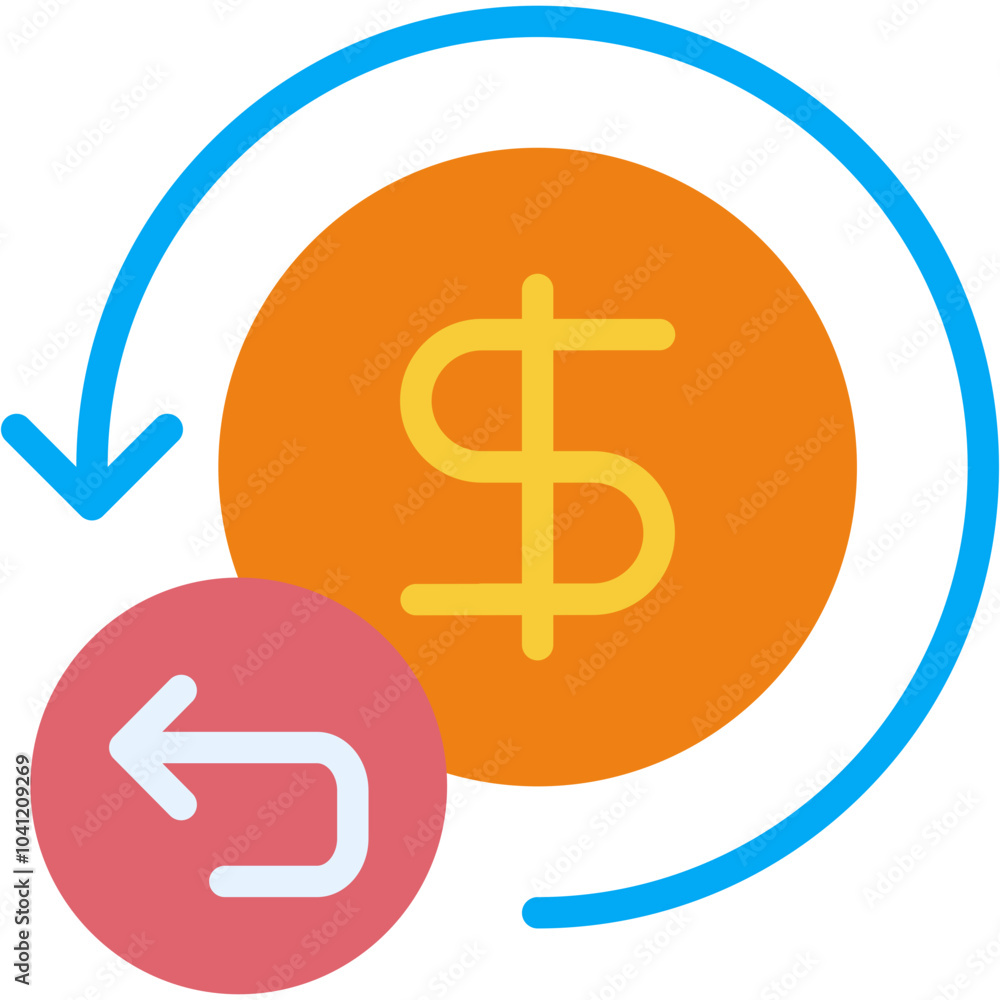 Money Return Icon Money Return Icon