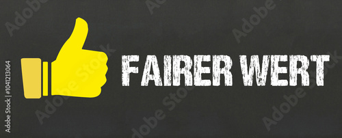 fairer Wert	
 photo