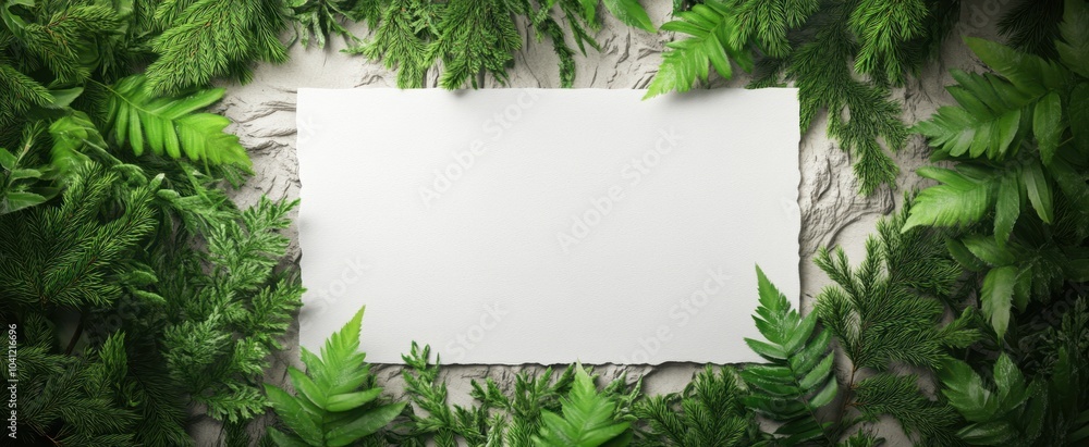 The Blank Canvas with Greenery The Blank Canvas with Greenery