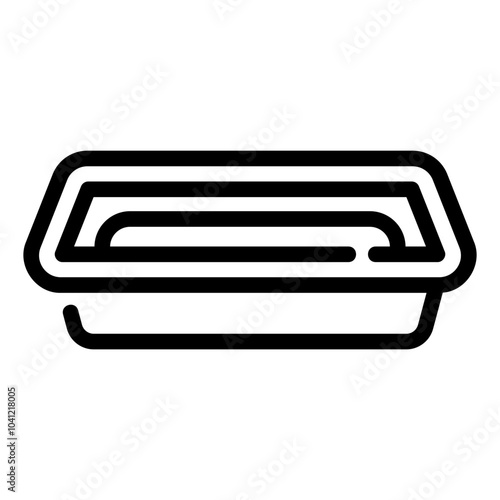 liter box Line Icon