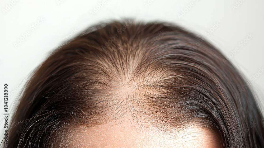 Alopecia Patches on Scalp, Highlighting Distinct Hair Loss Patterns.. Alopecia Patches on Scalp, Highlighting Distinct Hair Loss Patterns..