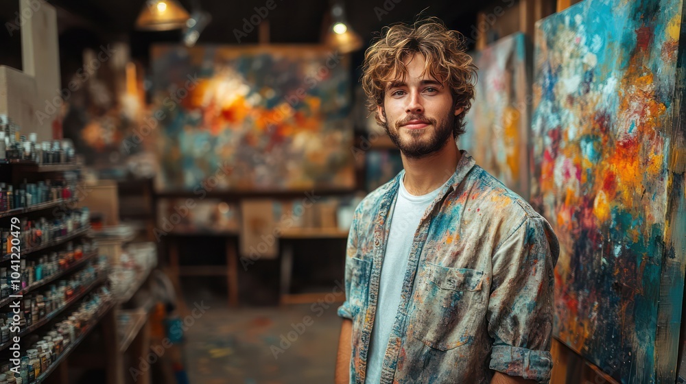 Obraz premium Explore freelance work for creatives, where artists can showcase their talent and find remote opportunities