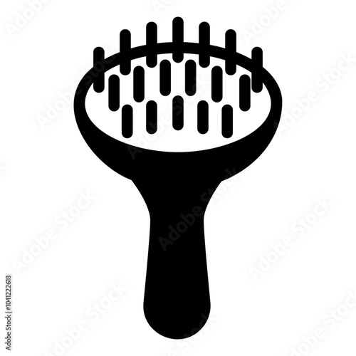 pet brush Solid icon photo