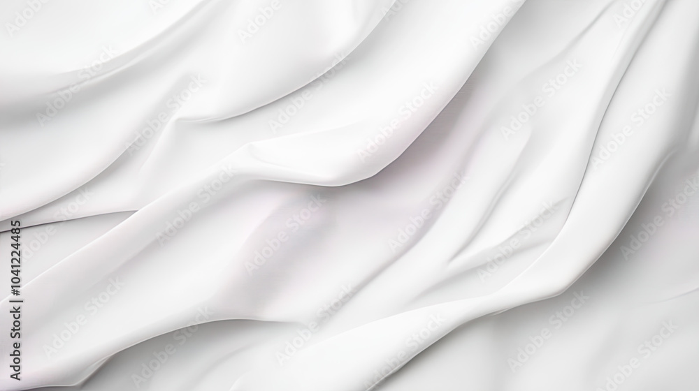 Fototapeta premium White copy space paper with eco green leaves&nbsp;background