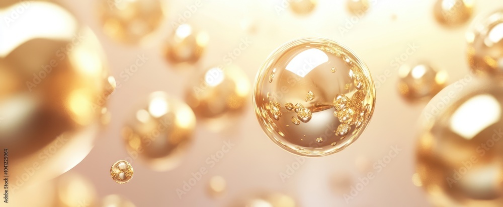 The Golden Floating Bubbles The Golden Floating Bubbles
