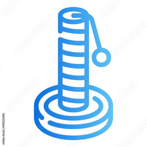 cat scratcher Gradient icon
