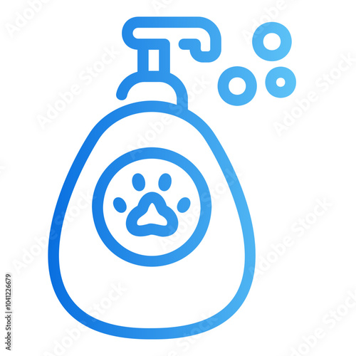 pet shampoo Gradient icon