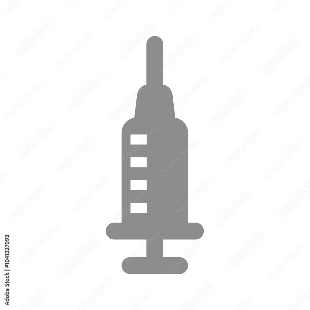 Injection or syringe vector icon. Vaccine, immunization symbol. Injection or syringe vector icon. Vaccine, immunization symbol.