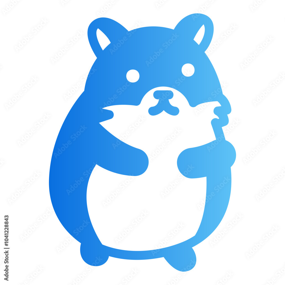 Fototapeta premium hamster Gradient icon