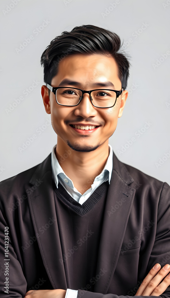 Counselling, therapy and portrait of asian man therapist on isolated, transparent or png background. Psychology, help and male mental health expert happy with service career, advice or guidance isol Counselling, therapy and portrait of asian man therapist on isolated, transparent or png background. Psychology, help and male mental health expert happy with service career, advice or guidance isol