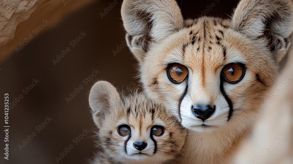 様々な野生動物の母と子供 様々な野生動物の母と子供