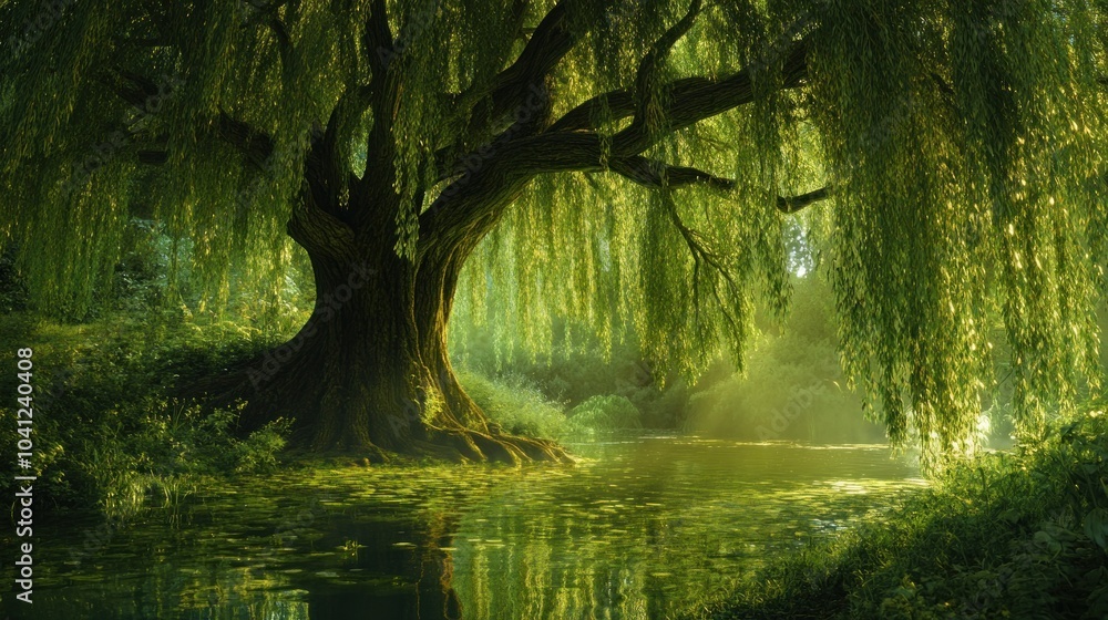 Weeping Willow Tree by the Lake Weeping Willow Tree by the Lake