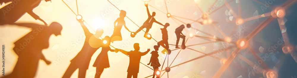 Obraz premium Human Interaction in a Connected World 