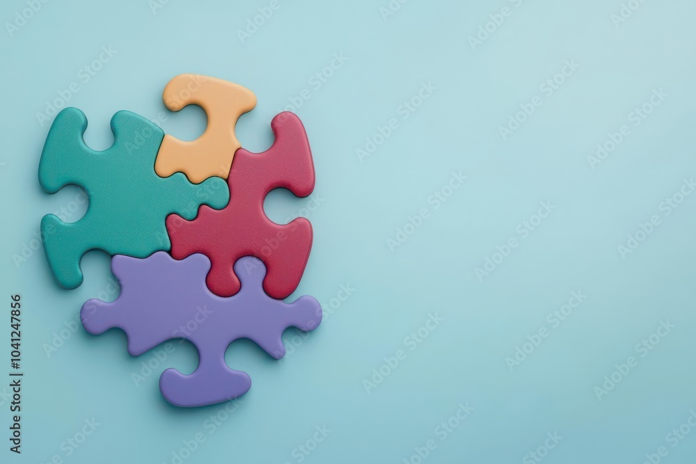 Obraz premium Building a start-up team, assembling a team with the right mix of skills to drive product development, marketing, and operations, start-up, team building
