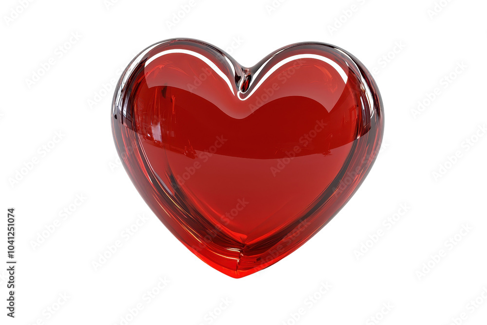 Glossy red heart symbolizing love and passion, isolated on a transparent background. Perfect for Valentine's Day, romance-themed projects. Glossy red heart symbolizing love and passion, isolated on a transparent background. Perfect for Valentine's Day, romance-themed projects.