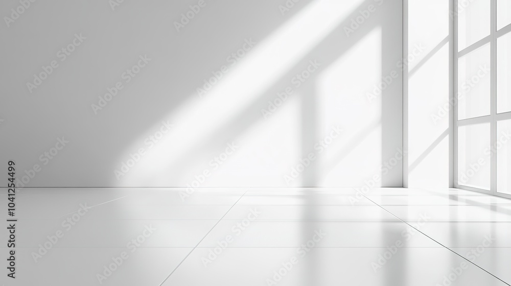 Bright Empty Room with Natural Light and Clean Lines Bright Empty Room with Natural Light and Clean Lines