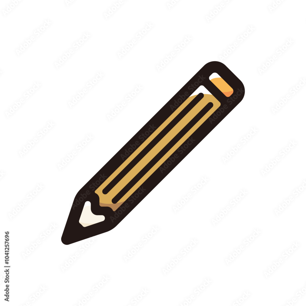Pencil outline icon for graphic design, apps and websites Pencil outline icon for graphic design, apps and websites