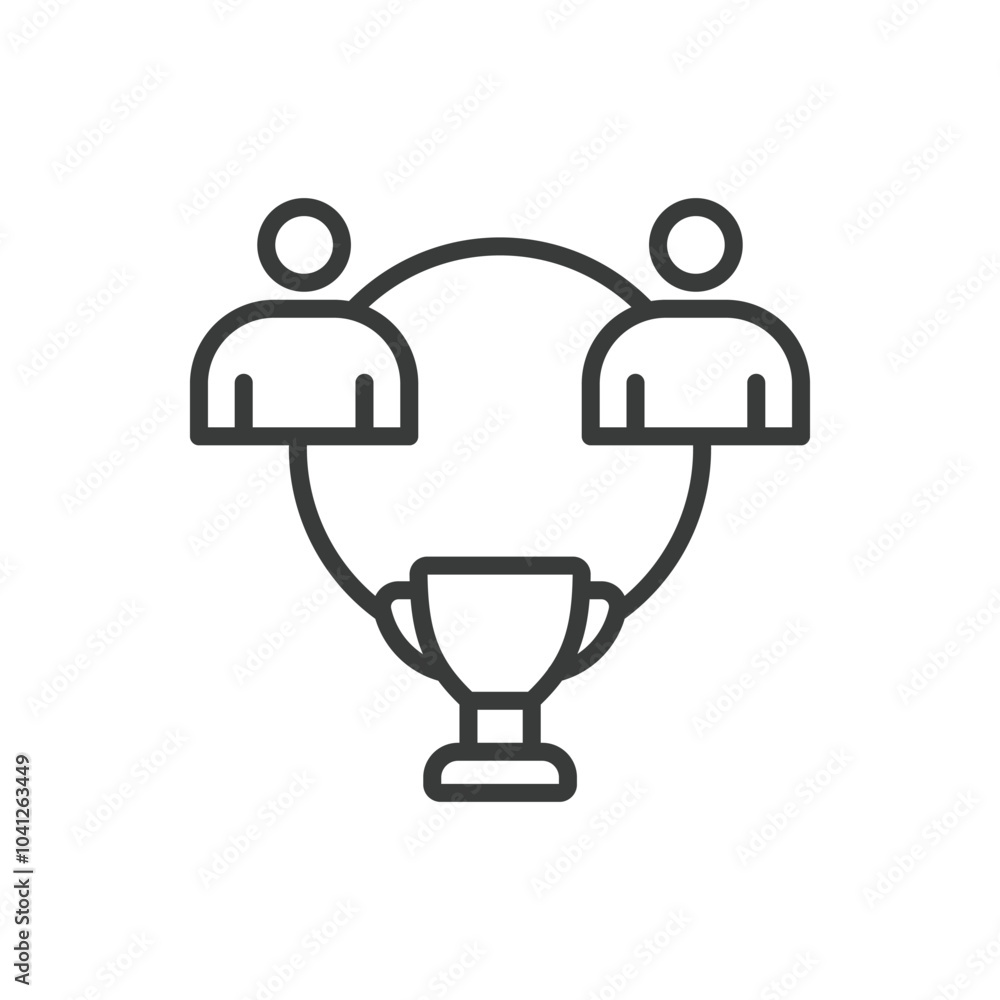 Final round, in line design, green. Competition, victory, challenge, championship, final, winner, last on white background vector. Final round editable stroke icon Final round, in line design, green. Competition, victory, challenge, championship, final, winner, last on white background vector. Final round editable stroke icon