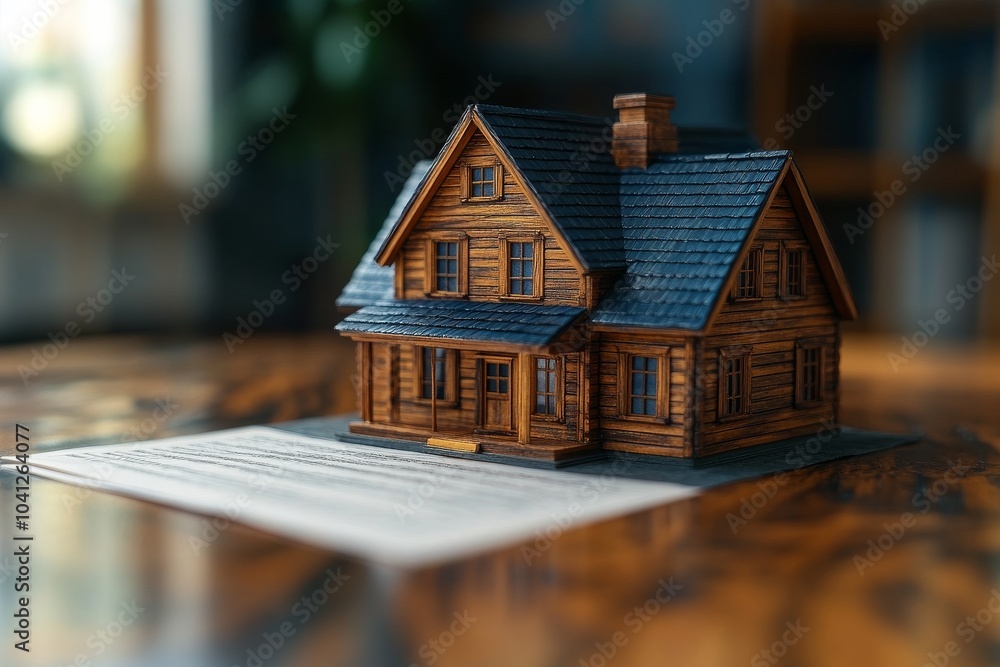 Couple signing a contract for a new home, real estate investment, happy buyers. Generative AI Couple signing a contract for a new home, real estate investment, happy buyers. Generative AI