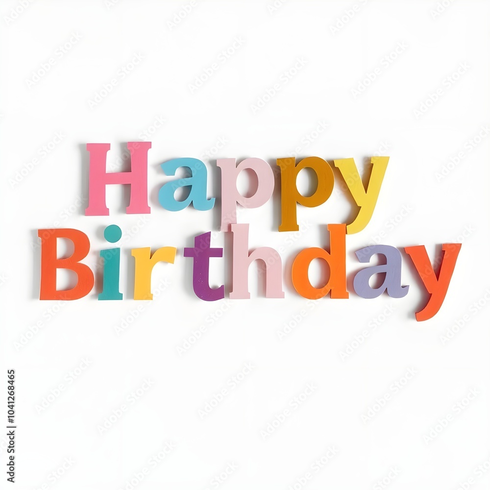 happy birthday text, happy birthday text made from colorful paper cut-outs happy birthday text, happy birthday text made from colorful paper cut-outs
