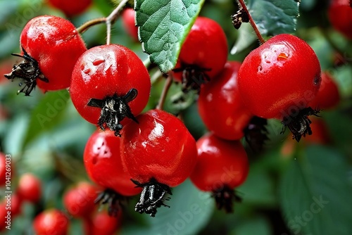 berries in mexican artinspired by mexican folk art and day of th photo